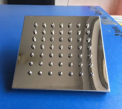 Picture of 6”rainfall shower head  with anti blocking stainless steel nozzle (Silver)