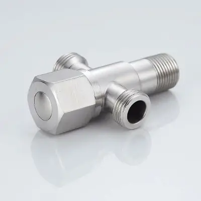 Picture of STAINLESS STEEL TWO IN 1 ANGLE VALVE (Silver)