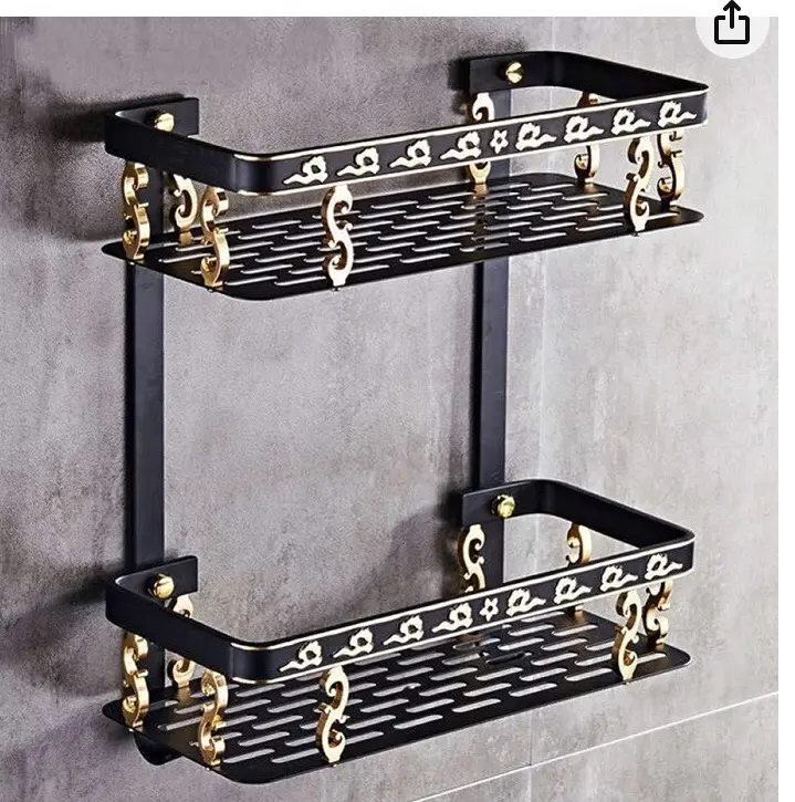 Picture of ANTIQUE Double layer china wall self (Black)