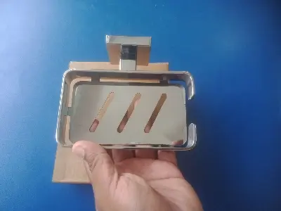 Picture of STAINLESS STEEL SHOWER SOAP CASE (Silver)