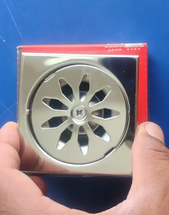 Picture of 2 inch box conceal jali  for bathroom/kitchen/balcony (Silver)