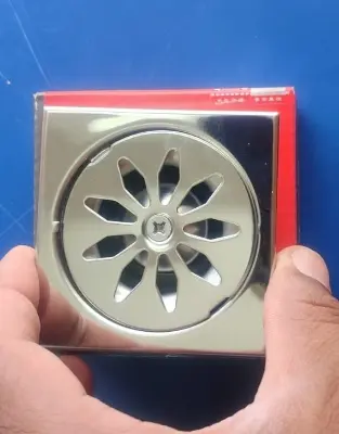 Picture of 2 inch box conceal jali  for bathroom/kitchen/balcony (Silver)