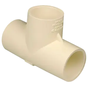 Picture of CPVC 3/4 INCH PLAIN TEE ERA 6 PCS (Off White)