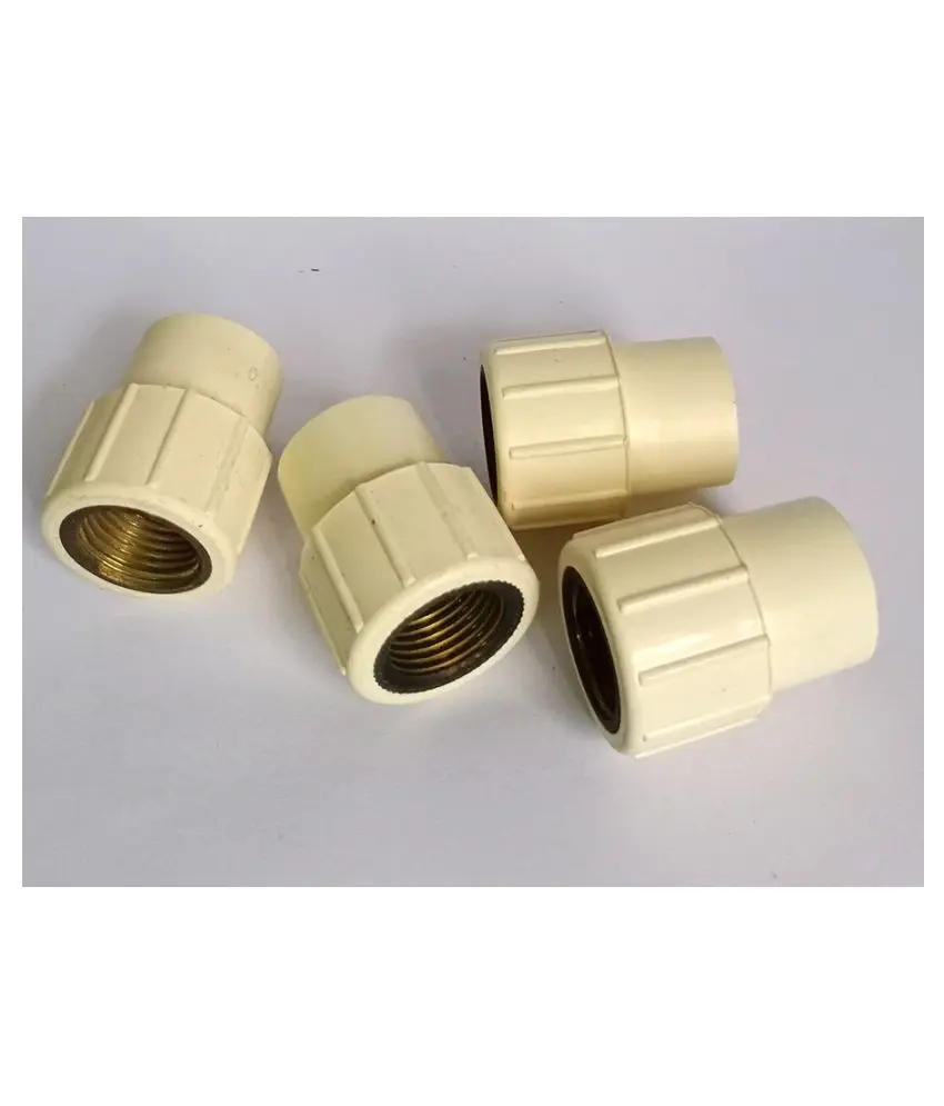 Picture of ERA CPVC 3/4 X 1/2 inch Female Brass Threaded Adapter (Ivory)