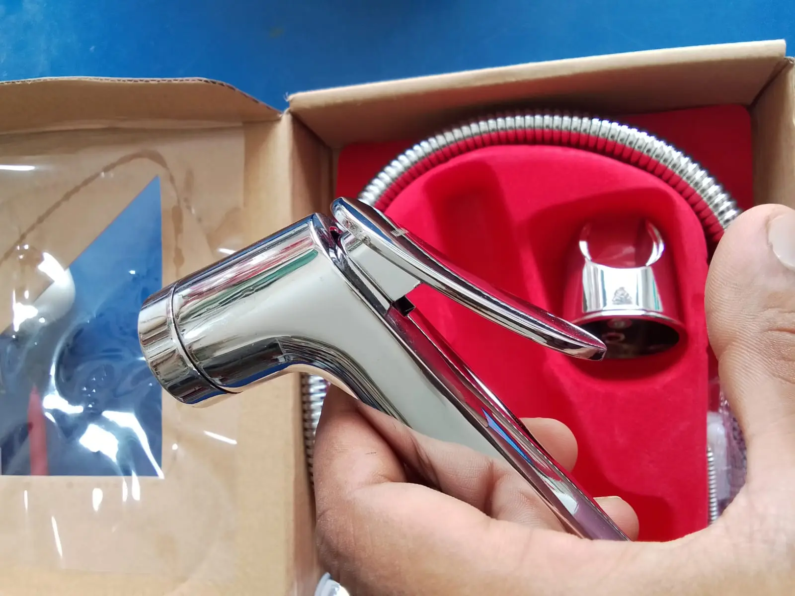 Picture of High Quality European Push Shower ALLORA USA (Silver)