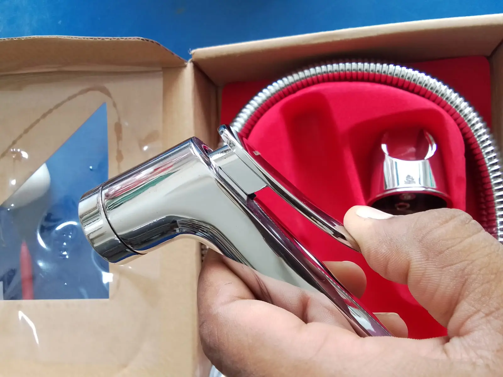 Picture of High Quality European Push Shower ALLORA USA (Silver)