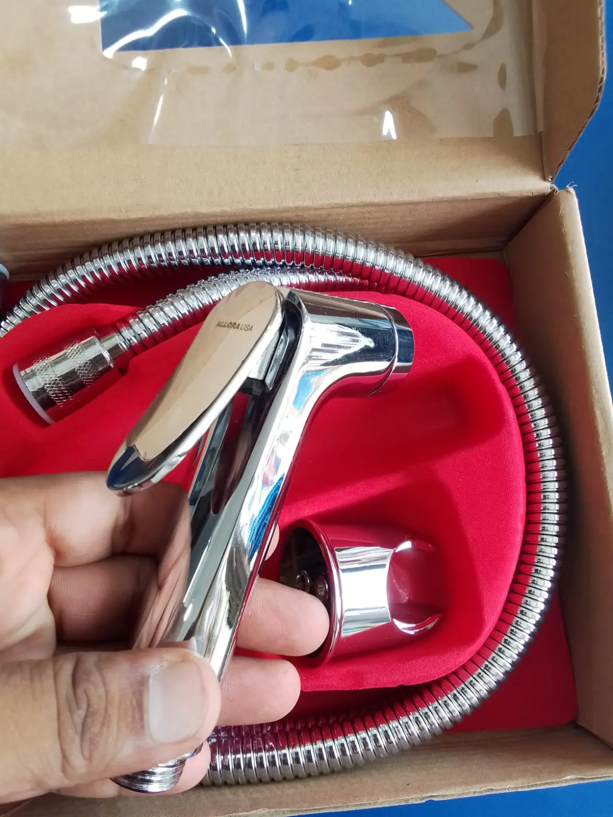 Picture of High Quality European Push Shower ALLORA USA (Silver)