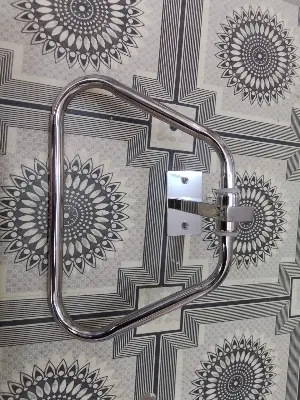 Picture of Square wall mounted towel ring (Silver)