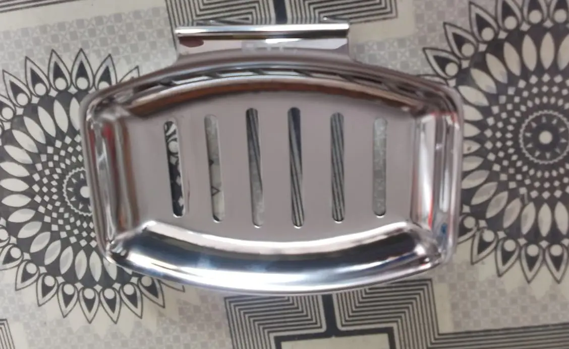 Picture of Stainless Steel Soap case - Bathroom Soap Stand Soap dish Holder (Silver)