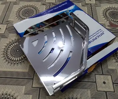 Picture of Stainless Steel Corner Self Bathroom/Kitchen (Silver)