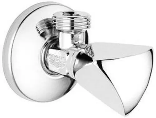 Picture of GROHE Metal Angle Valve 1/2 Inch, Chrome (Silver)
