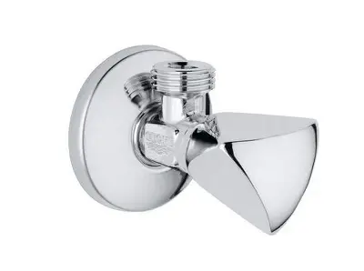 Picture of GROHE Metal Angle Valve 1/2 Inch, Chrome (Silver)