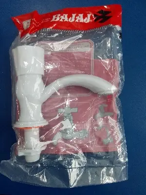 Picture of Basin Pillar Cock Thread -White (White)