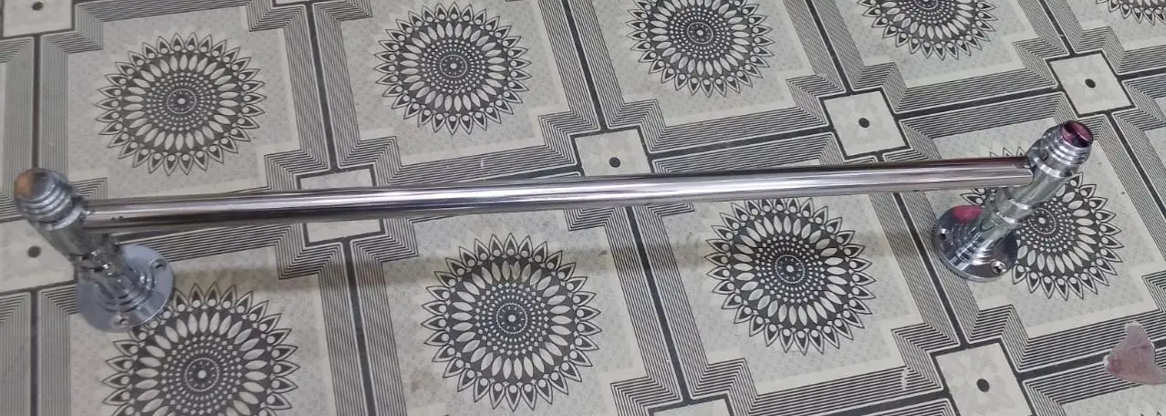 Picture of Conceal brass minar towel rail, Towel Bar Wall Mounted Stainless Steel Towel Rack (size:23 inch) (Silver)