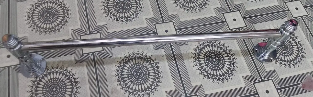 Picture of Conceal brass minar towel rail, Towel Bar Wall Mounted Stainless Steel Towel Rack (size:23 inch) (Silver)