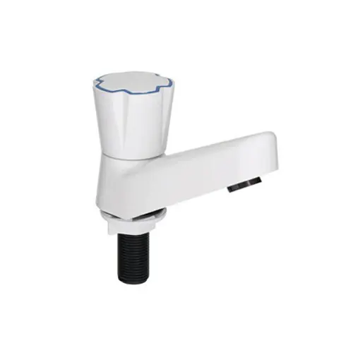 Picture of WATERTEC PVC Plastic Pillar Tap/Fixed basin tap (White)