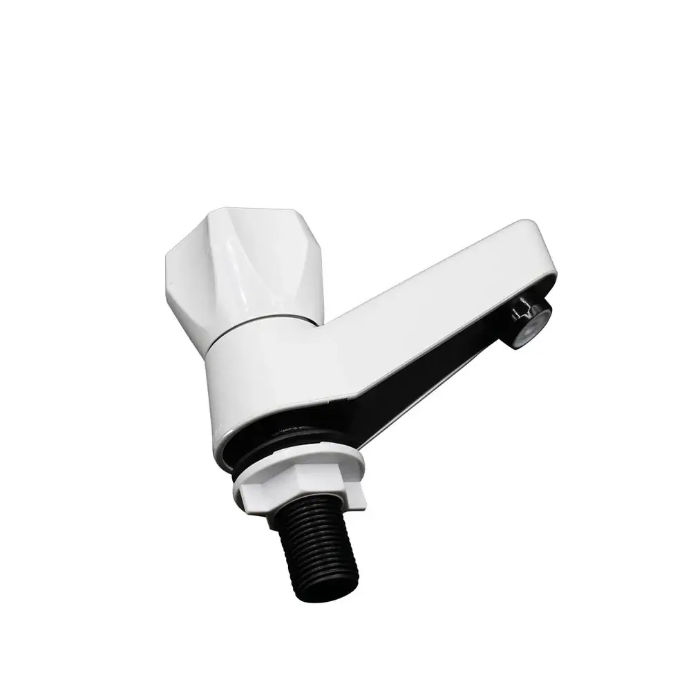 Picture of WATERTEC PVC Plastic Pillar Tap/Fixed basin tap (White)