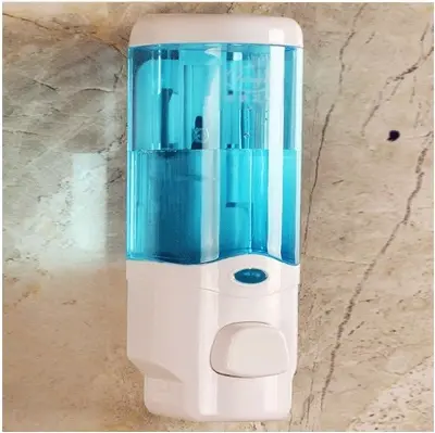 Picture of Liquid Soap Dispenser Space Saving Odorless Wall Mount Shampoo Dispenser Safe Locking Lid Transparent For Washing Up Liquid For Bathroom-china