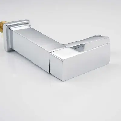 Picture of 6" Zinc Square Wash Hand Basin pillar cock/Basin Faucet-China (Silver)