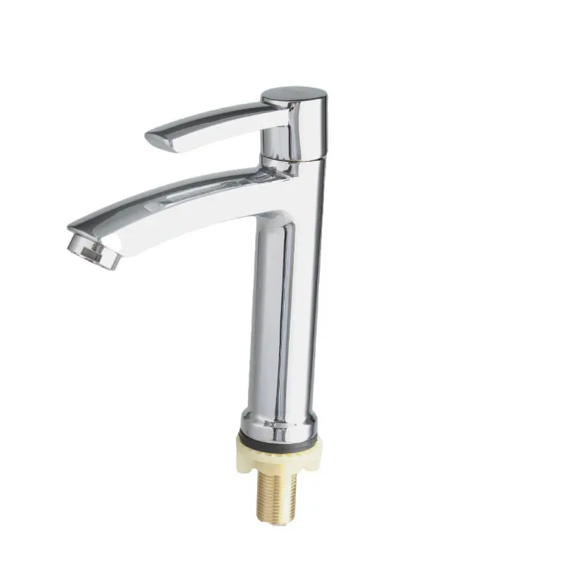 Picture of 7" Modern Basin pillar Cock Zinc Material/wash basin Faucet (Silver)