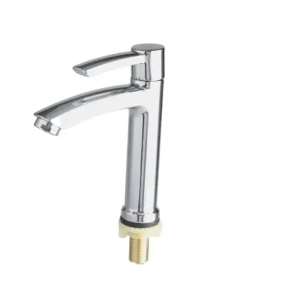 Picture of 7" Modern Basin pillar Cock Zinc Material/wash basin Faucet (Silver)