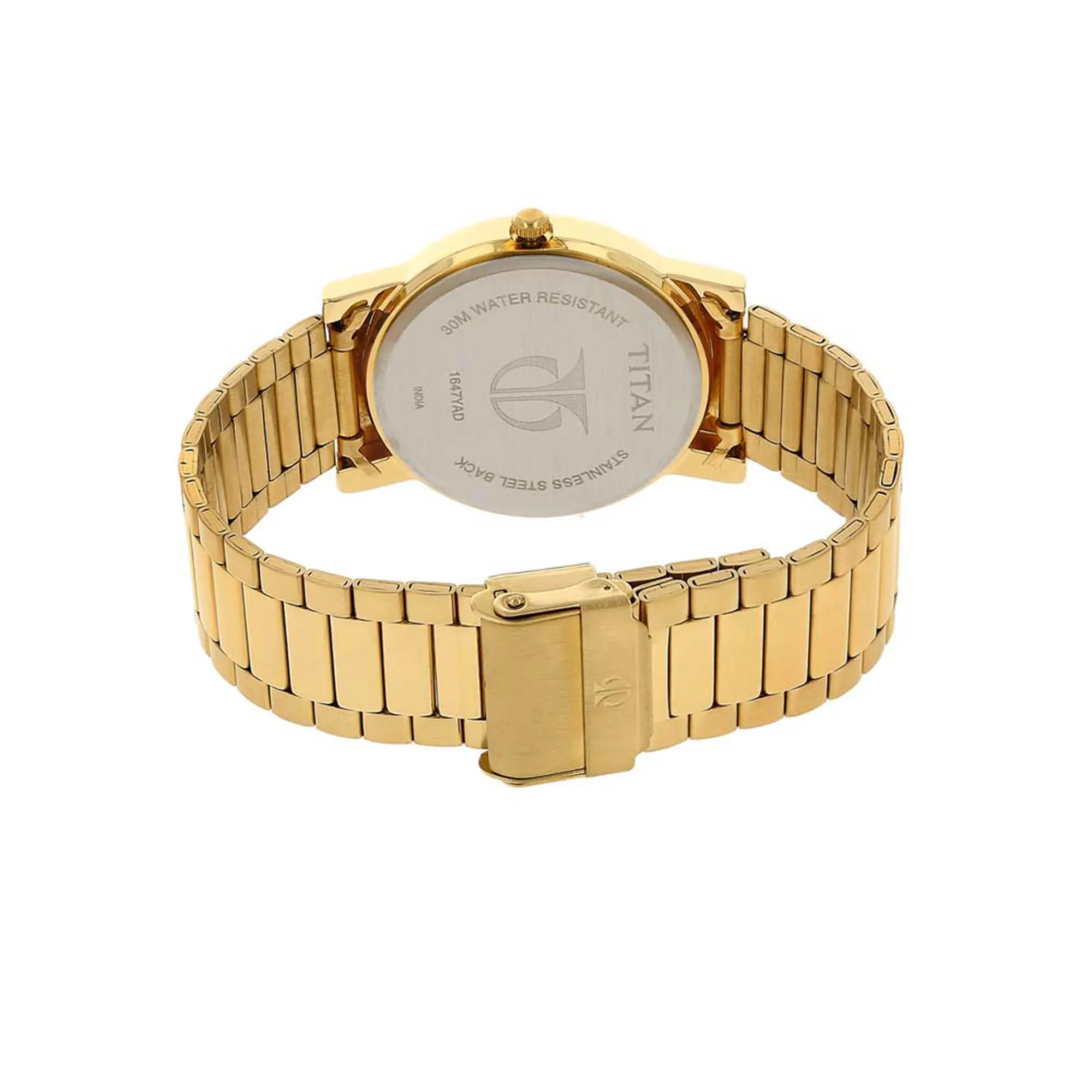 Picture of Titan 1647Ym01 Quartz Analog Silver Dial Stainless Steel Strap Watch For Men