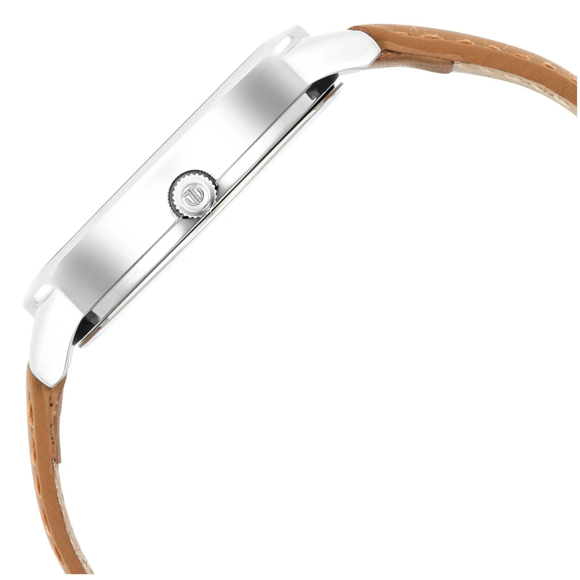 Picture of Titan 2617Sl03 Trendsetters Brown Dial Analog Leather Strap Watch For Women