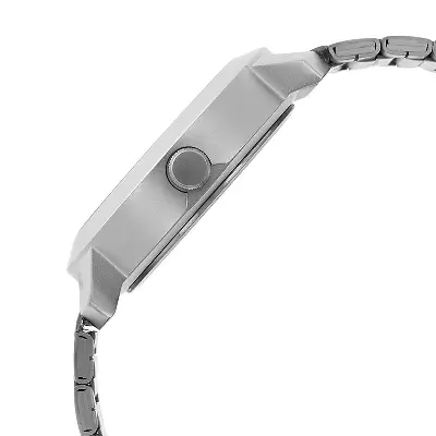 Picture of Fastrack Quartz Analog Silver Dial Stainless Steel Strap Watch For Guys (3120Sm01)