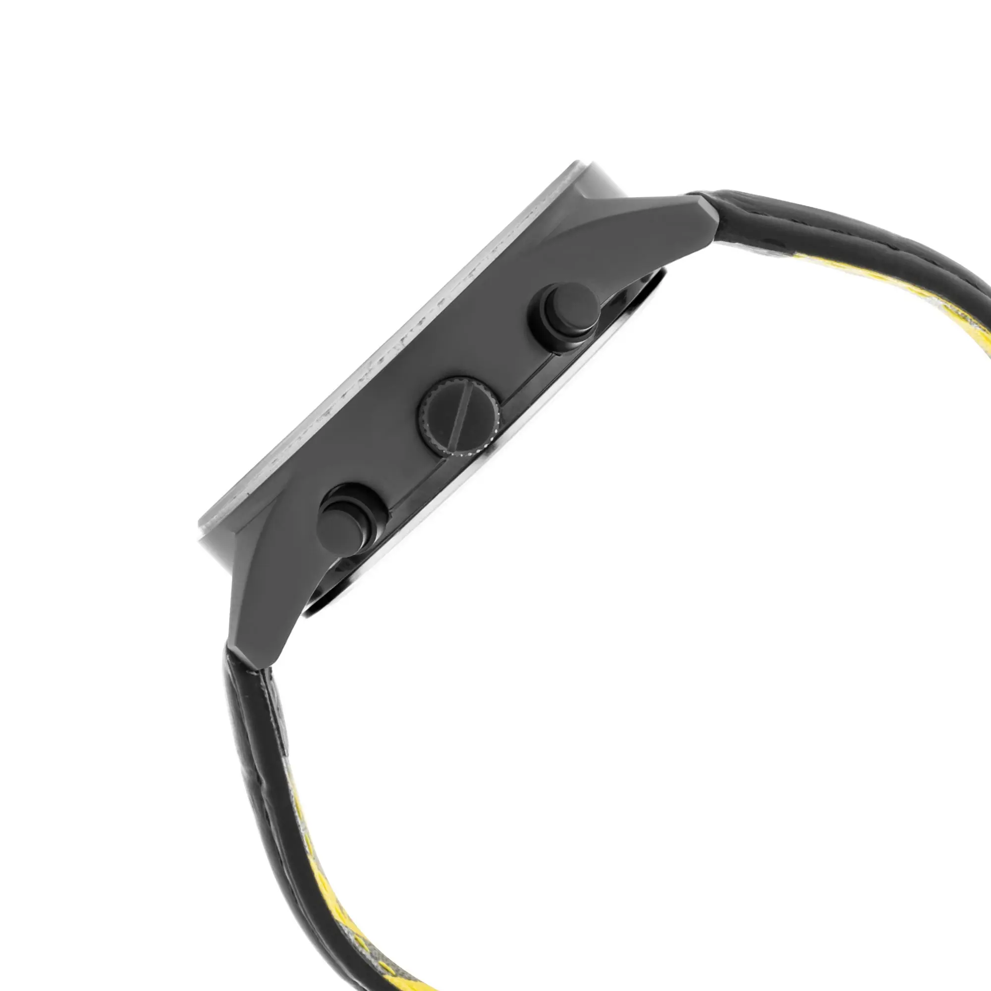 Picture of FastFit Watch with Black Dial & Leather Strap