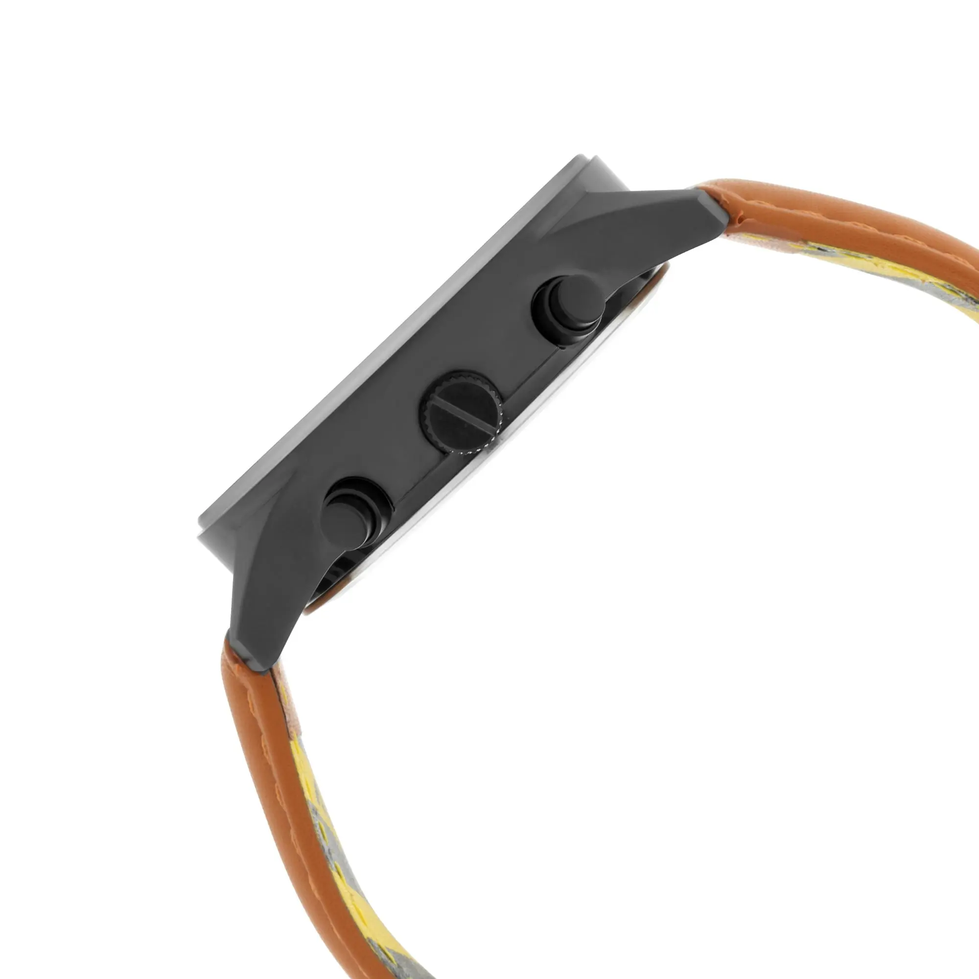 Picture of FastFit Watch with Dark Blue Dial & Leather Strap