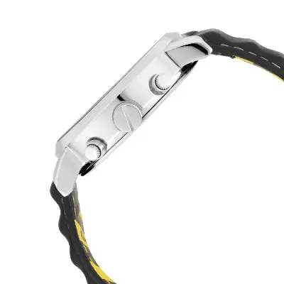 Picture of FastFit Watch with Black Dial and Leather Strap