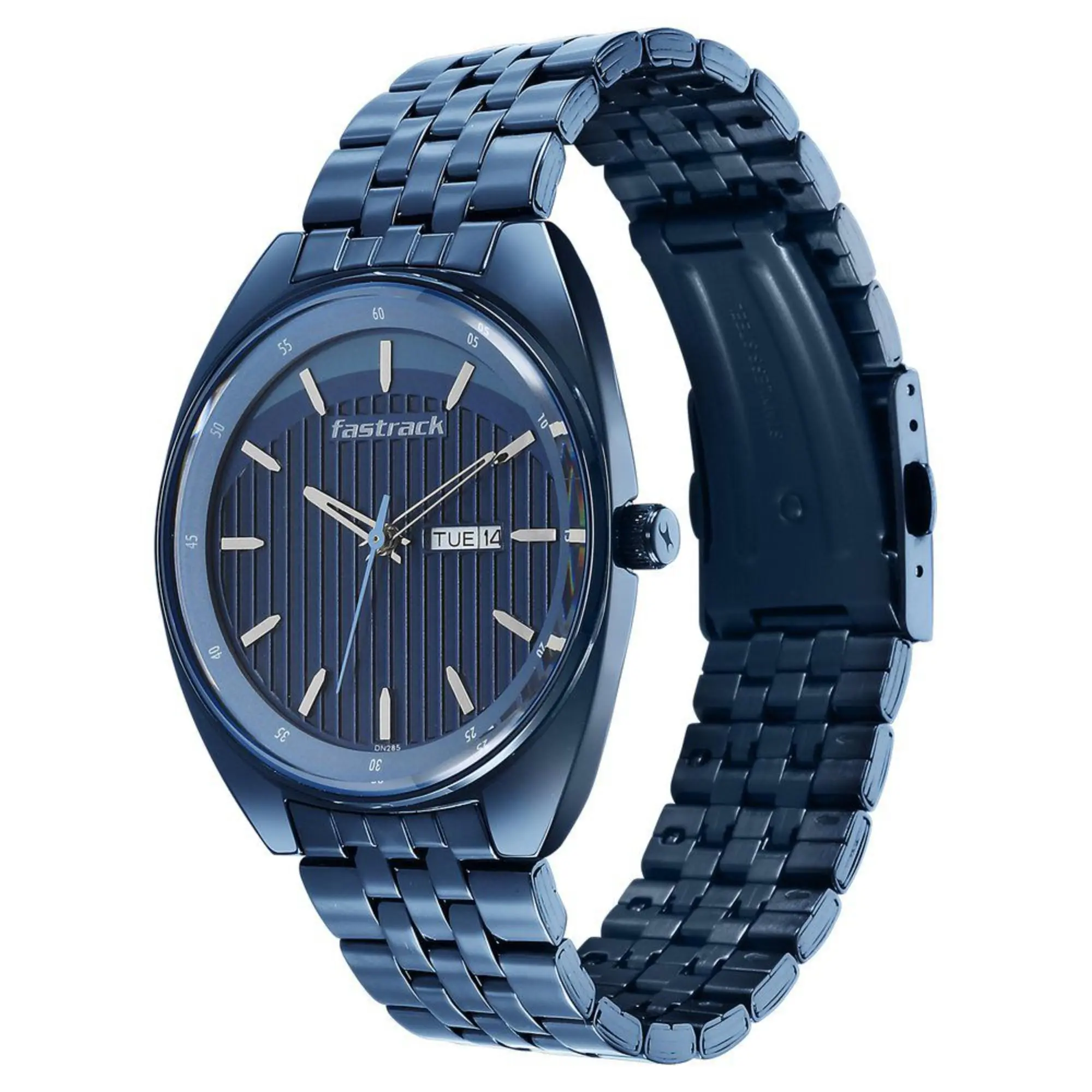 Picture of Fastrack Snob X Blue Dial Metal Strap Watch for Guys