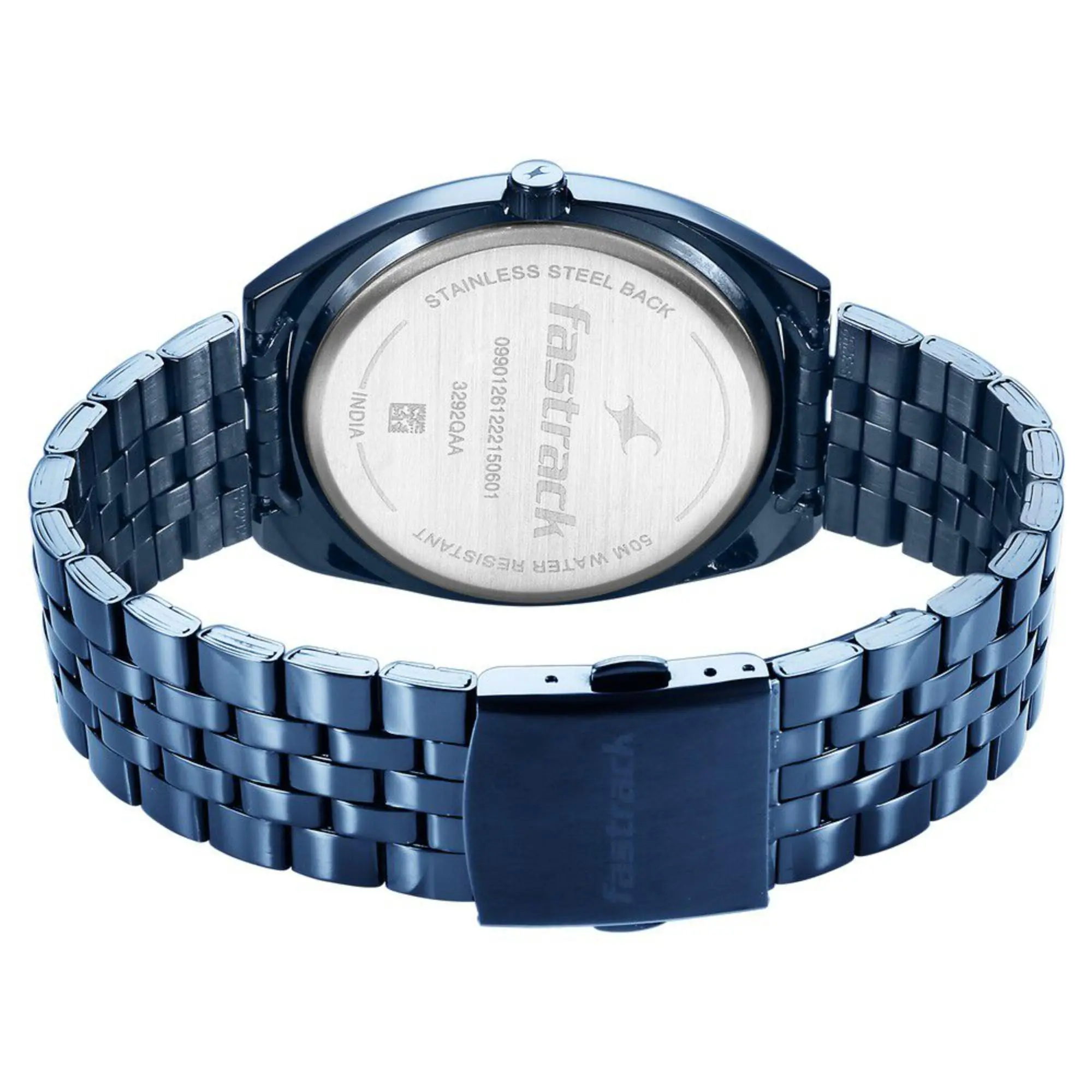 Picture of Fastrack Snob X Blue Dial Metal Strap Watch for Guys