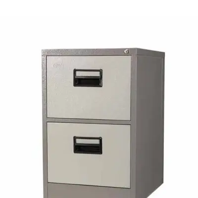 Picture of Metal file cabinet 2 drawer - 1pc(No Shipping fee) (Grey)