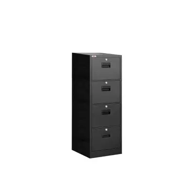 Picture of Metal File Cabinet 4 drawer - 1pc (Black)