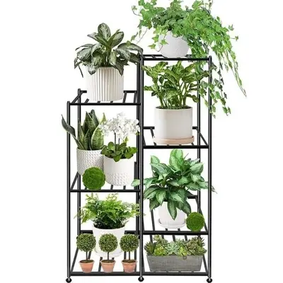 Picture of Metal Plant Stand 40" ×22.8" ×11.7" (Black)