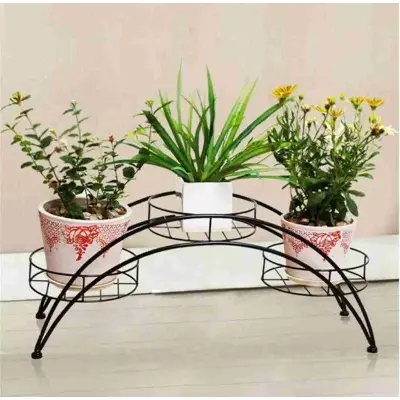 Picture of Plant Stand 3 Tier Plant Stand Indoor Pot Stand Wrought Iron Planter Stand(No shipping fee) (Black)