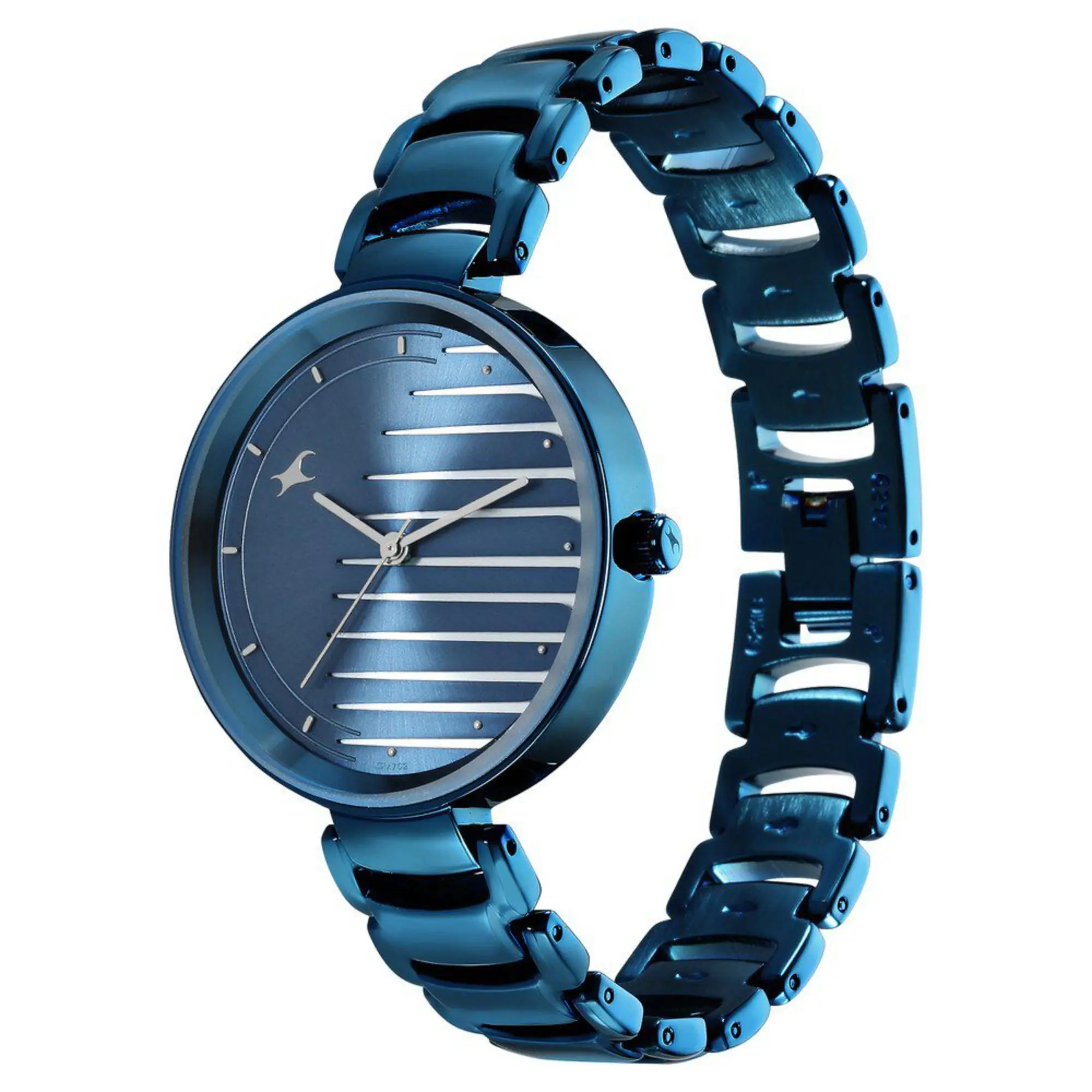 Picture of Fastrack Style Up Quartz Analog Blue Dial Metal Strap Watch for Girls