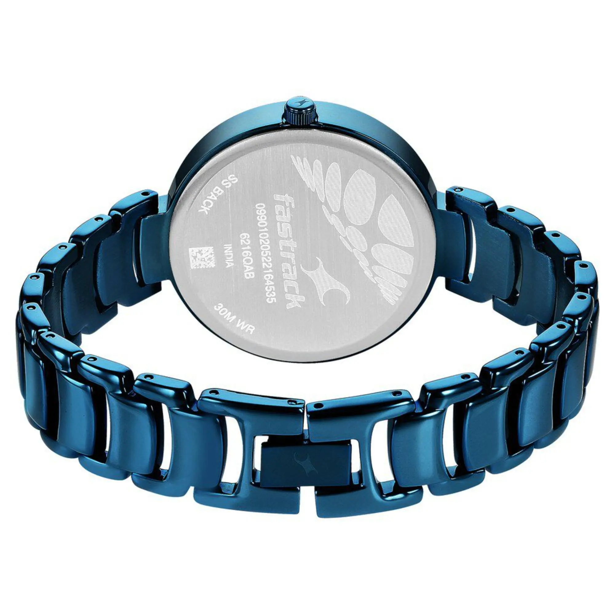 Picture of Fastrack Style Up Quartz Analog Blue Dial Metal Strap Watch for Girls