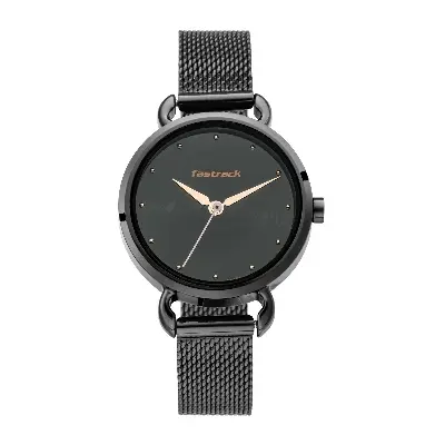 Picture of Fastrack Animal Print Watch with Black Dial