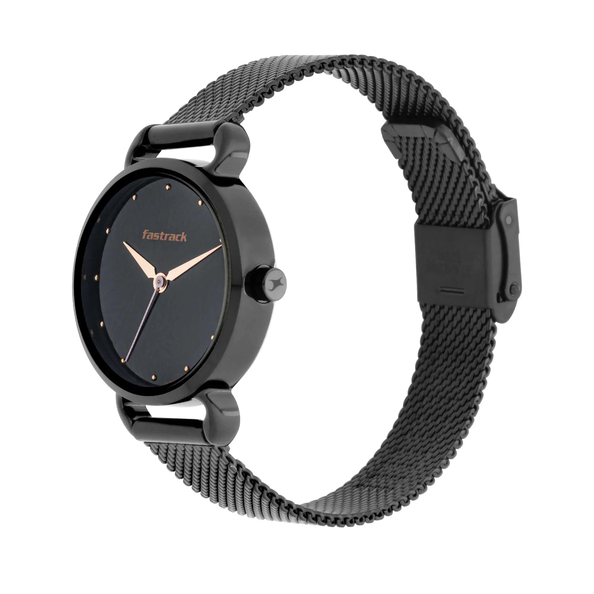 Picture of Fastrack Animal Print Watch with Black Dial