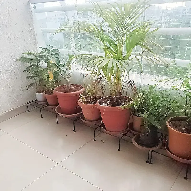 Picture of  Stand For Planter indoor and Outdoor Gamla Planters - 24 inches for Use Plant Container Set (Pack of 2) (Black)