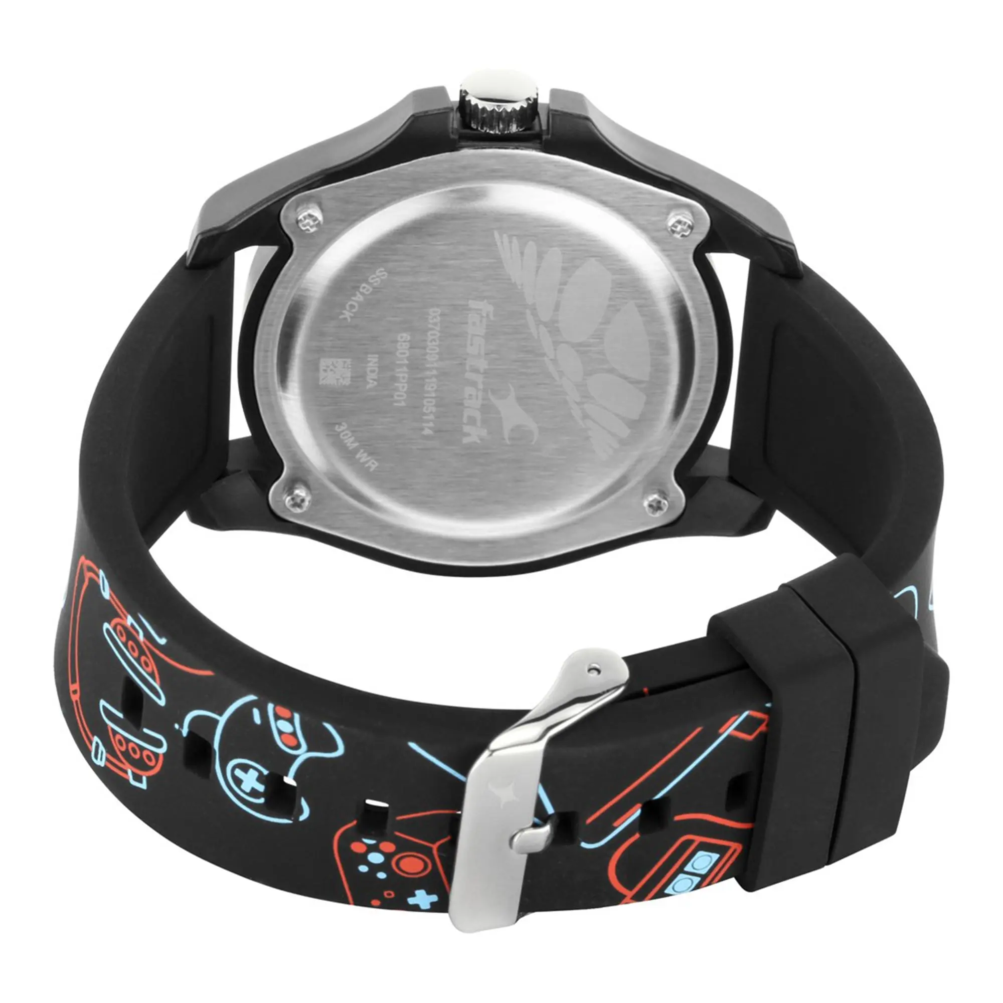 Picture of Fastrack Arcade Quartz Analog White Dial Silicone Strap Unisex Watch