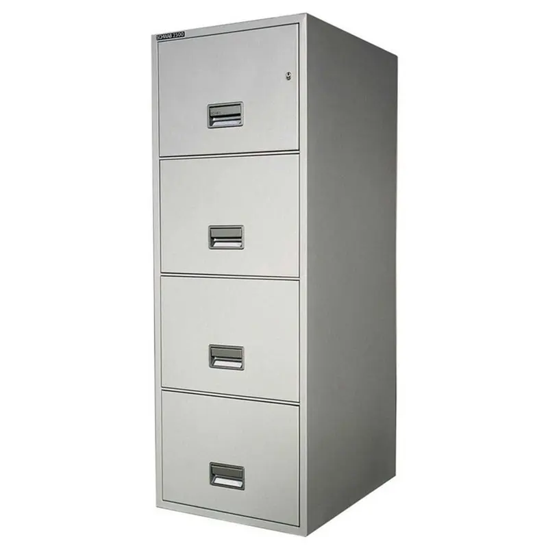 Picture of 4 Drawer Metal File Cabinet – Iron Body, Lockable, Heavy-Duty Metal Storage(No shipping fee)