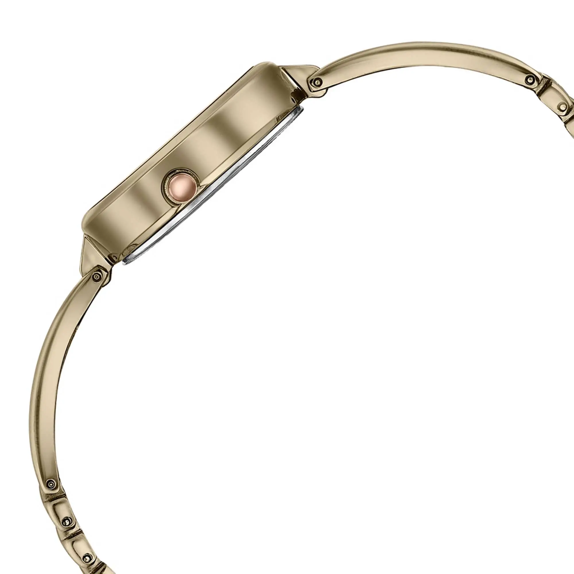 Picture of Sonata Gold Oval Dial Gold Strap Watch For Ladies