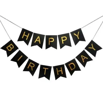 Picture of Happy Birthday Balloon Banner, Letters Banner Balloons for Party Supplies, Birthday Decorations