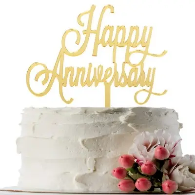 Picture of Happy Anniversary Cake Topper
