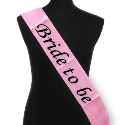 Picture of Bride to Be Party Sash - Multicolor
