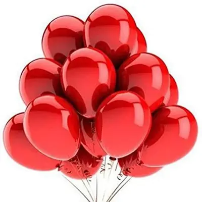 Picture of Red Balloon - 15 Pieces (Premium Quality) - Red