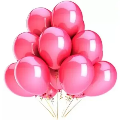 Picture of Pink Balloon - 15 Pieces (Premium Quality) - Pink